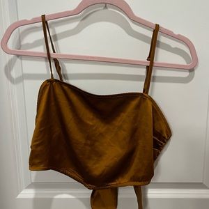 Satin Handkerchief Top